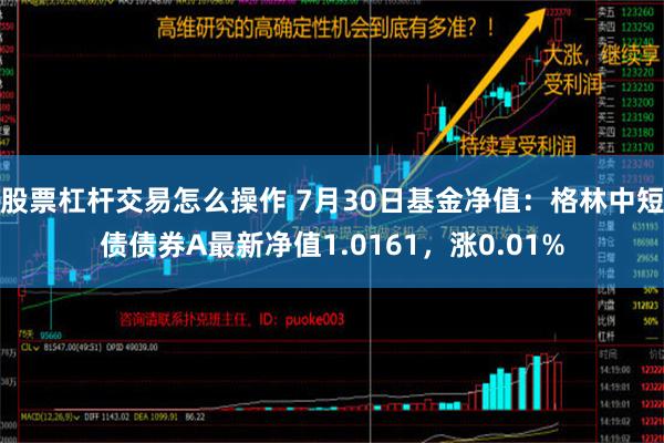 股票杠杆交易怎么操作 7月30日基金净值：格林中短债债券A最新净值1.0161，涨0.01%