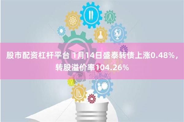 股市配资杠杆平台 1月14日盛泰转债上涨0.48%，转股溢价率104.26%